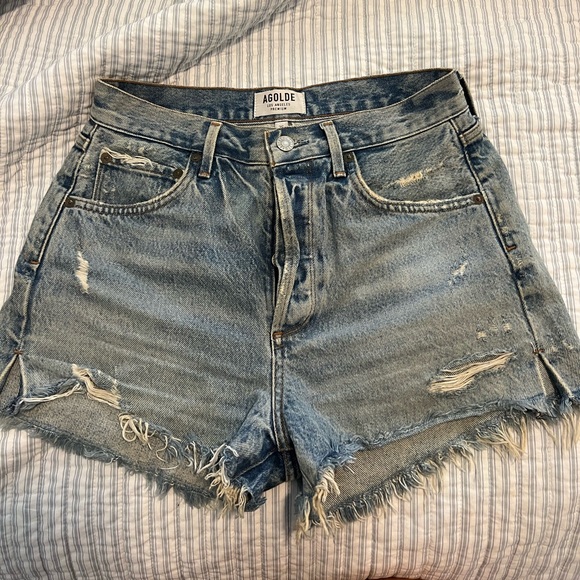 Agolde Pants - Agolde Jaden Denim shorts